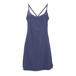 Columbia Pleasant Creek Navy Dress L Active Travel Gorpcore Utility Fit